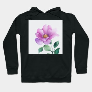 Watercolor Flower Hoodie